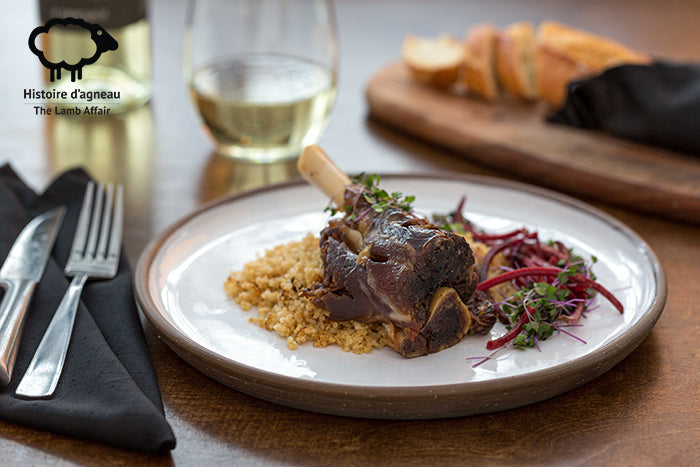 Jarrets d’agneau au balsamique