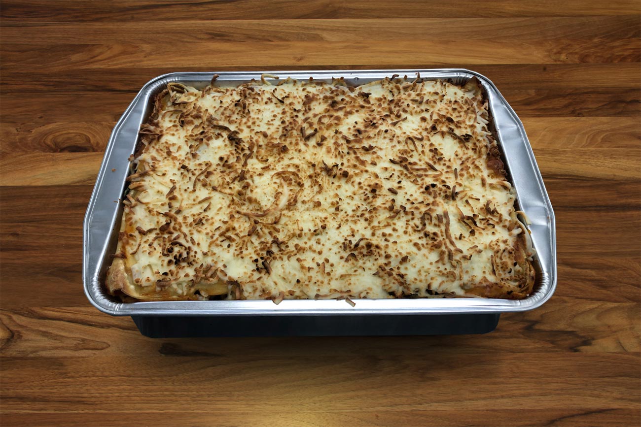 Lasagne à la sauce Alfredo & d’agneau & Pâtes fraîches 1.5kg