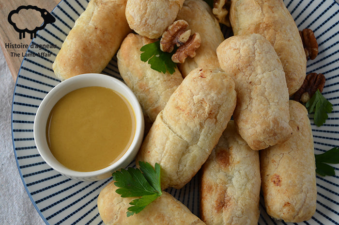 Saucisses bière et érable en croûte