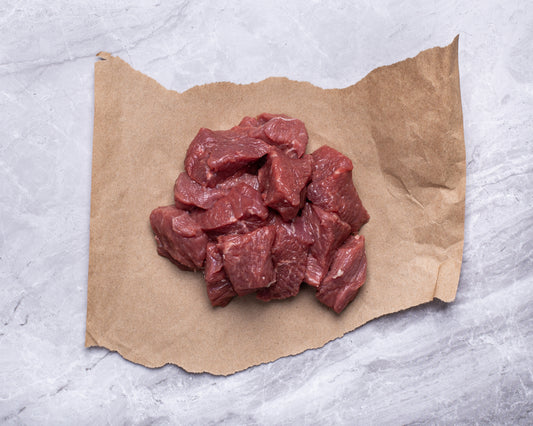 Cubes d'agneau d'interieur de ronde 500g
