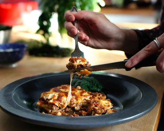 Lasagne à la bolognaise d’agneau & Pâtes fraîches